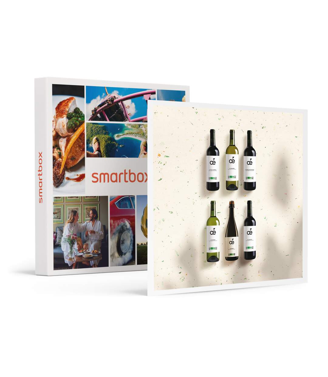 Coffret de 6 bouteilles de vin bio livrées à domicile - SMARTBOX - Coffret Cadeau Gastronomie