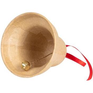 Cloche avec ruban 10x10x9 cm - Kraft