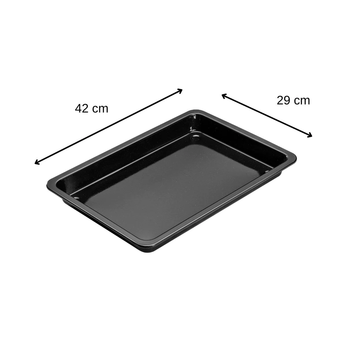 Lot de 2 plats de cuisson pizza au four 42 x 29 cm Dr. Oetker Back-Ide