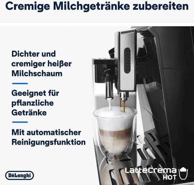 DeLonghi - Eletta Cappuccino Evo ECAM46.860.B - Koffiezetapparaat - Zwart - Bonen