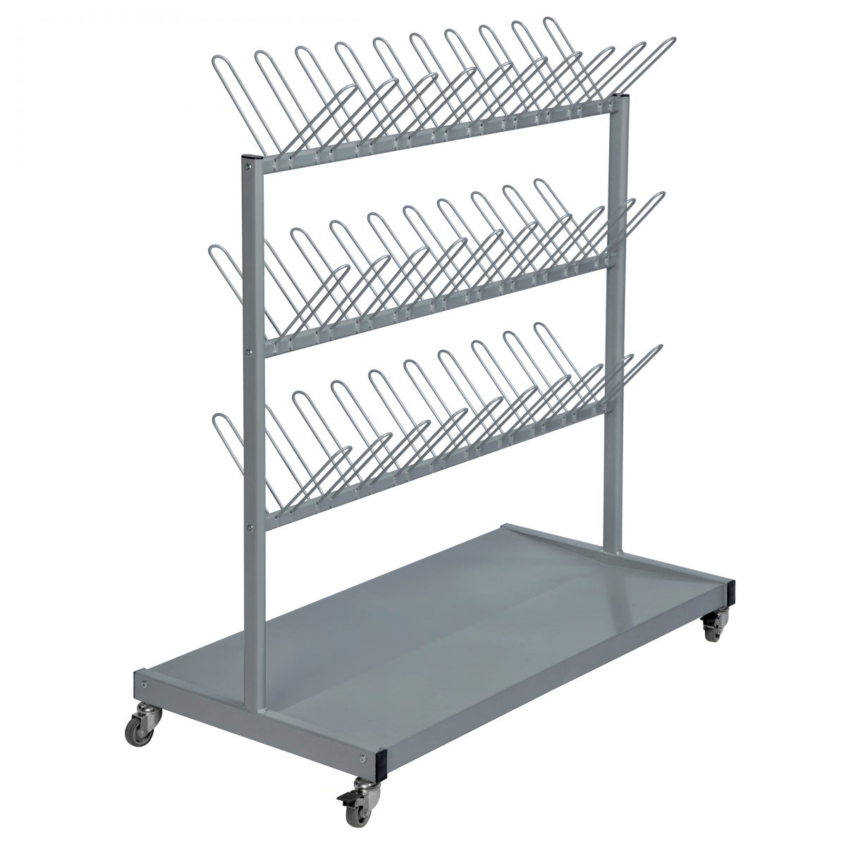Kongamek schoenen- en laarzendroogwagen 870x540x1200mm grijs voor 60 schoenen
