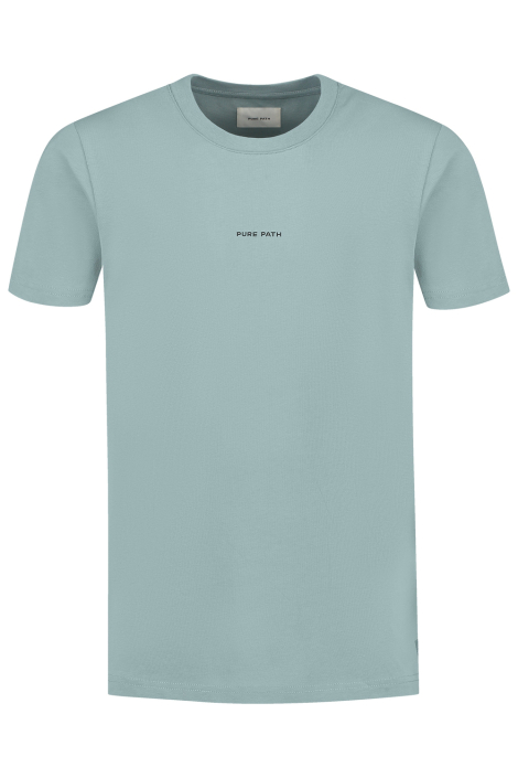 Pure Path blauwe heren t-shirt