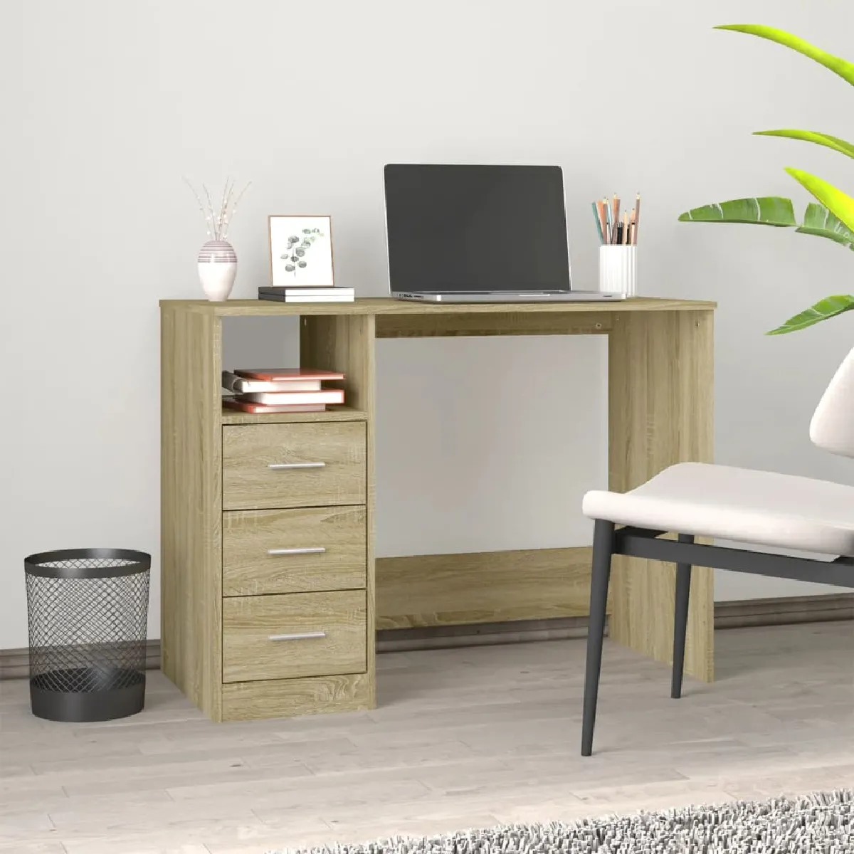 Vidaxl Bureau chêne sonoma
