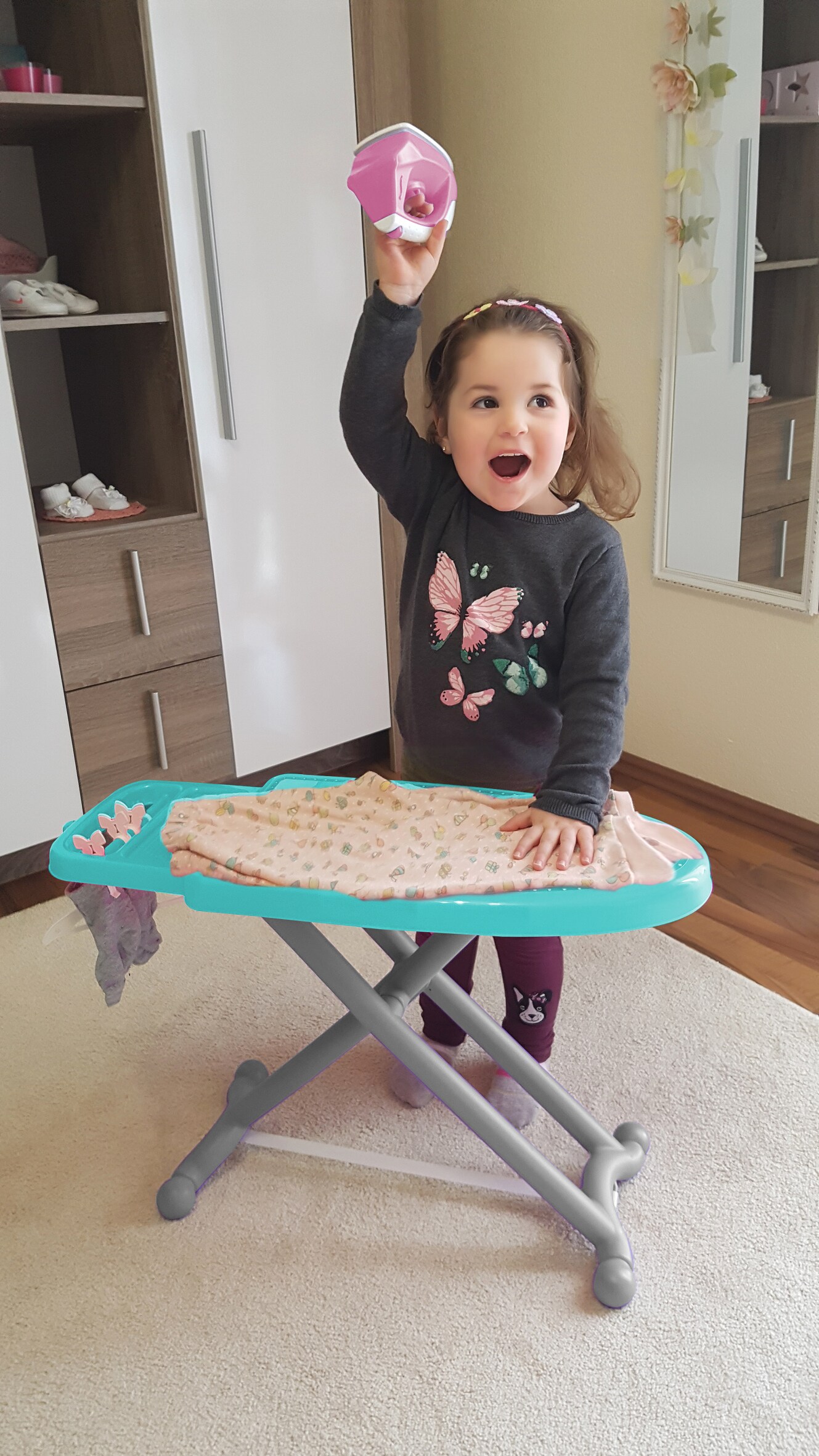 Bügelset Little Laundry Princess 6tlg. türkis