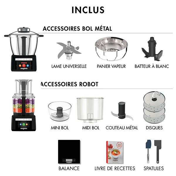 Robot Cook Expert Noir 18903 Magimix