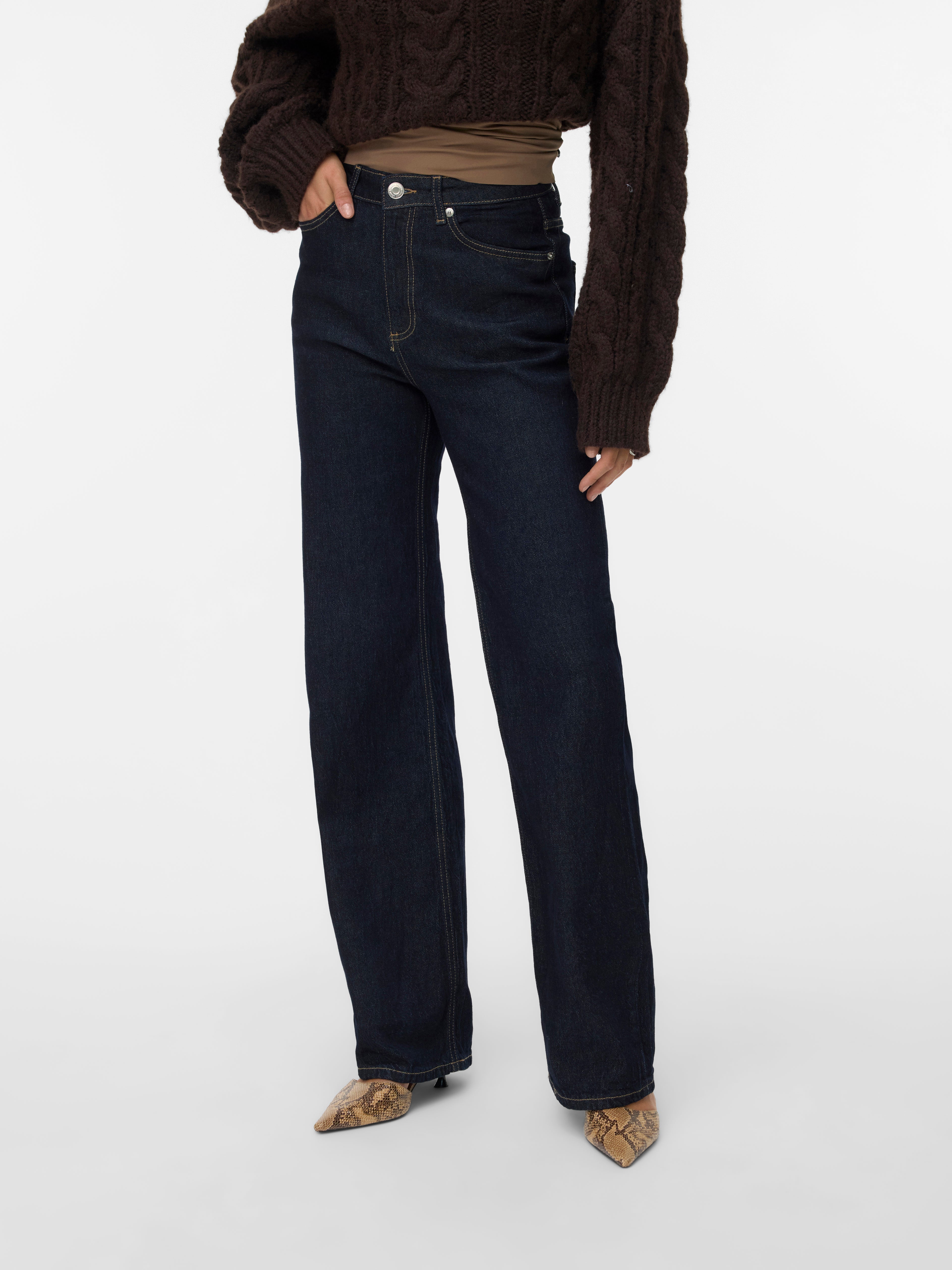 VMTESSA High rise Wide leg fit Jeans
