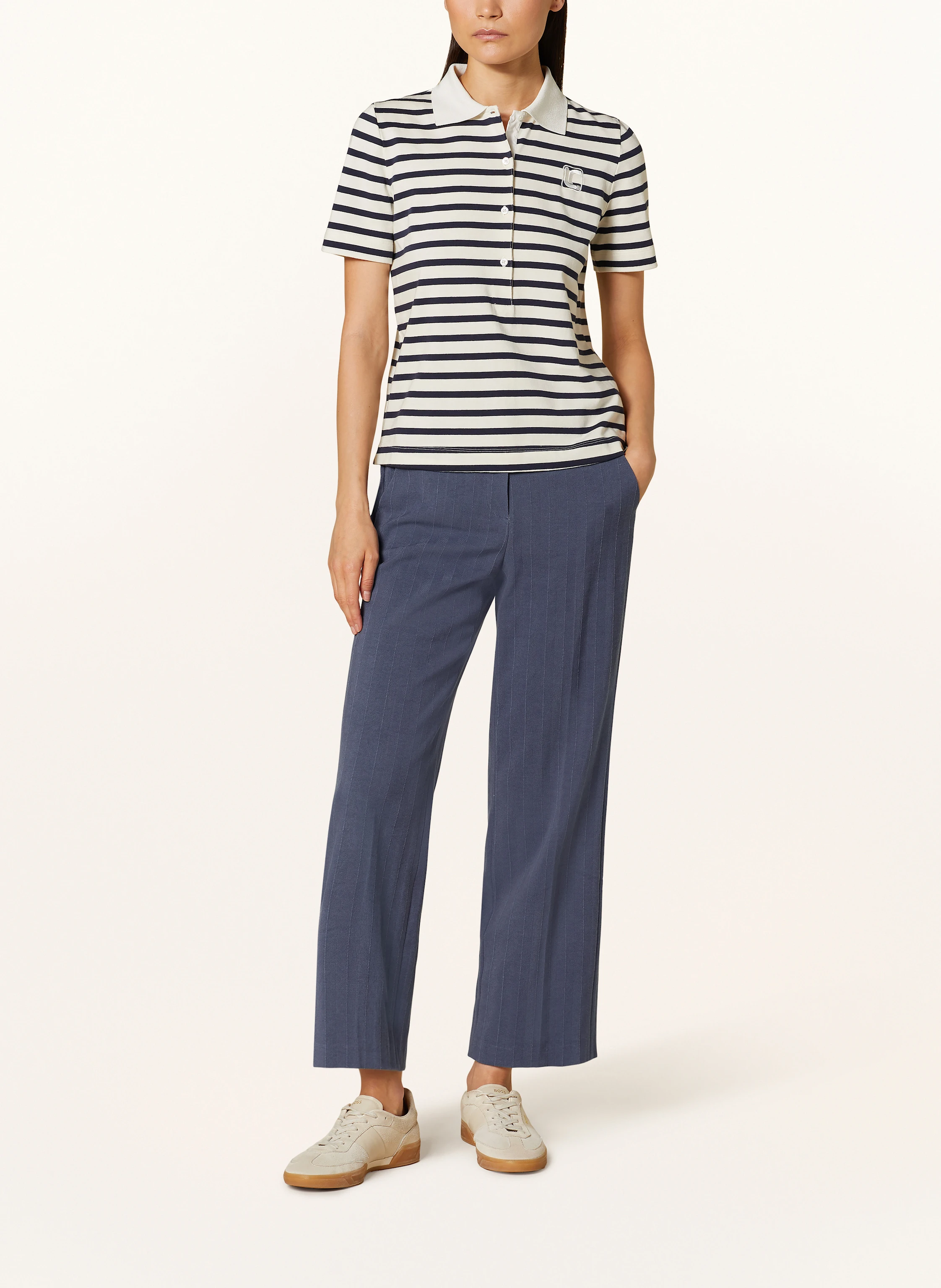 LUISA CERANO Strick-Poloshirt