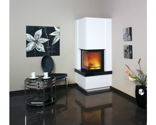 Hark Easy 500 Granite natuurwit/zwart haardset 8 kW