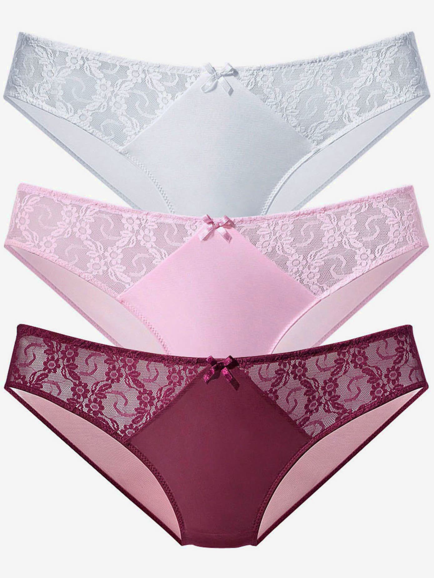 Slip dentelle jacquard