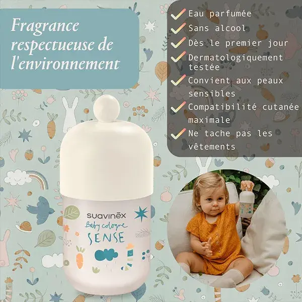 Suavinex - Conjunto Rabbit e Cologne Sense 100ml