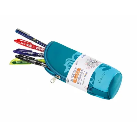 Pilot Schlamper Frixion Pen Case blau gefüllt