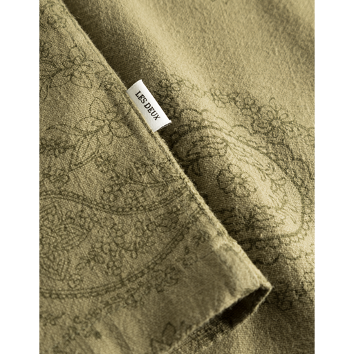 Les Deux Lesley Paisley Skjorte, Surplus Green, M