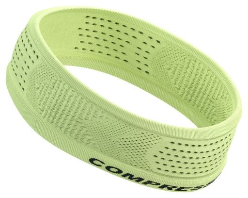 Bandeau Compressport Thin Headband On/Off Vert