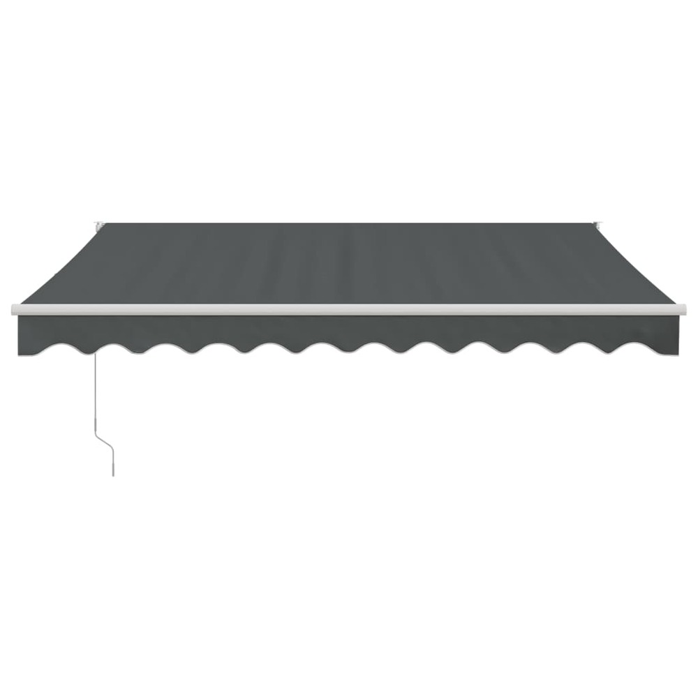 Auvent rétractable automatique anthracite 3,5x2,5 m