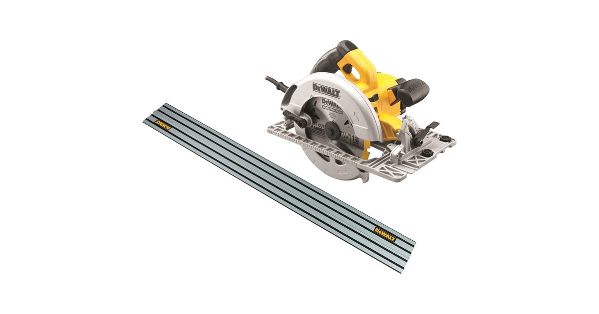 DEWALTDWE576KR-QS Handcirkelzaag 1.600 Watt  (Geel/zwart)