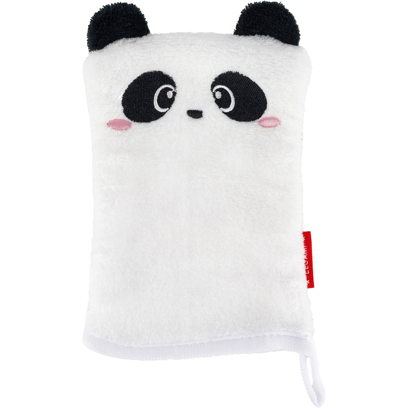 Legami Abschminkhandschuh Goodbye Makeup!, Panda, weiss/schwarz