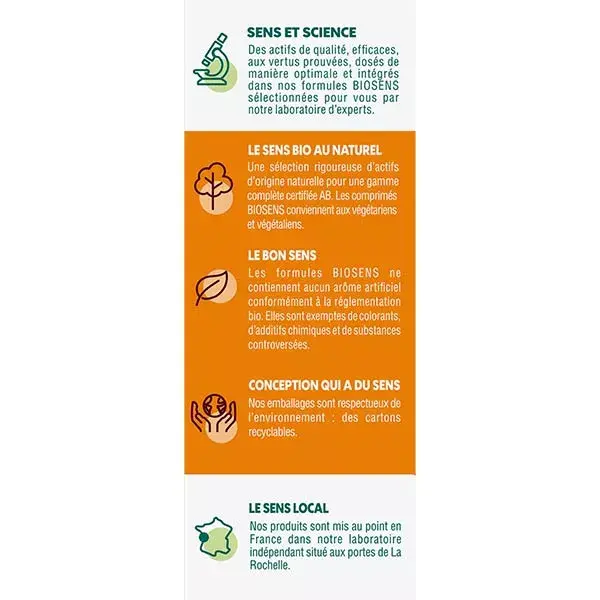 Biosens Vitamina C Orgânica 24 comprimidos