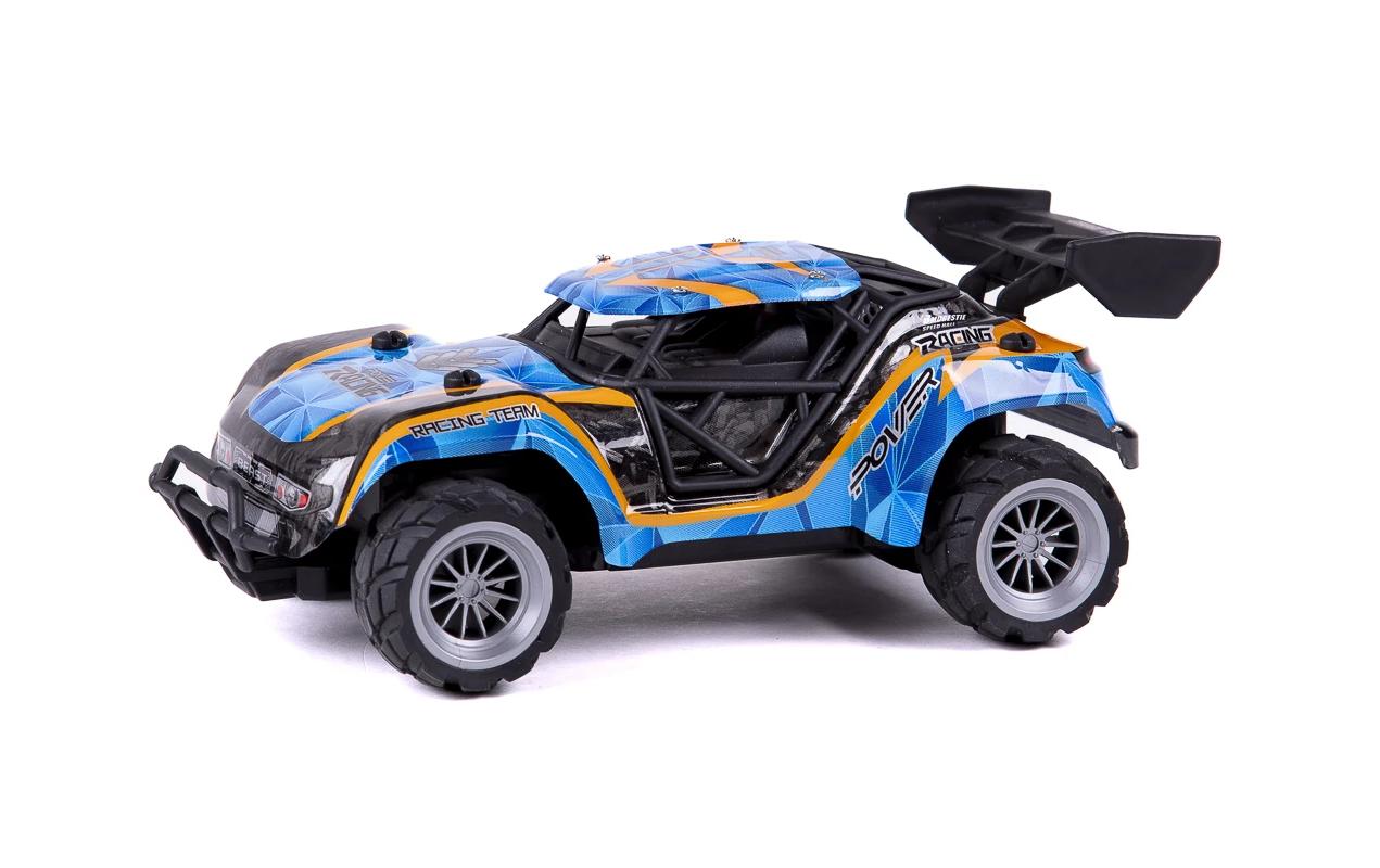Buggy Speed Racing Blau/Orange, 1:18Akku-Betriebenes RC Auto für Kinder ab 6 Jahren
