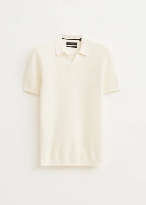 Polo honingraat off-white (WIT.O)