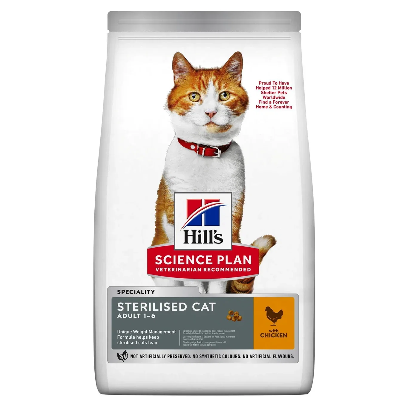 Hills Hill's SP Feline Adult Sterilised Chicken 1.5kg 1,5 kg