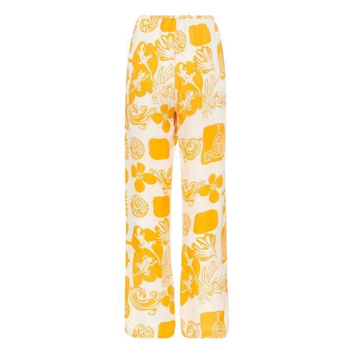 Rodebjer Pantalon Ample Lunara | Jaune