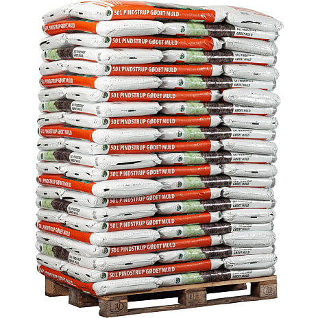 Gødet muld Storkøb 66x50 liter