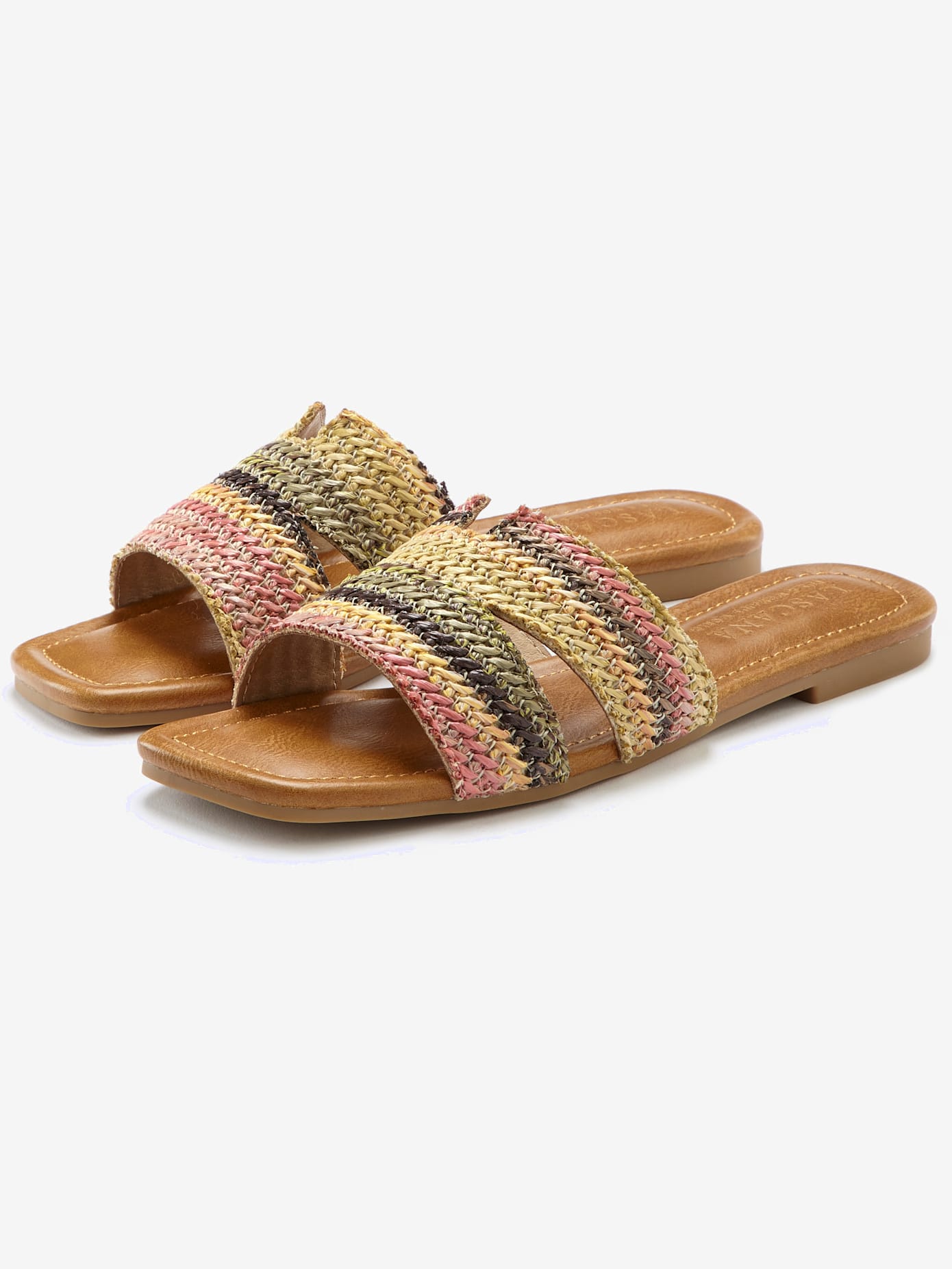 Mules estivales au joli design tressé
