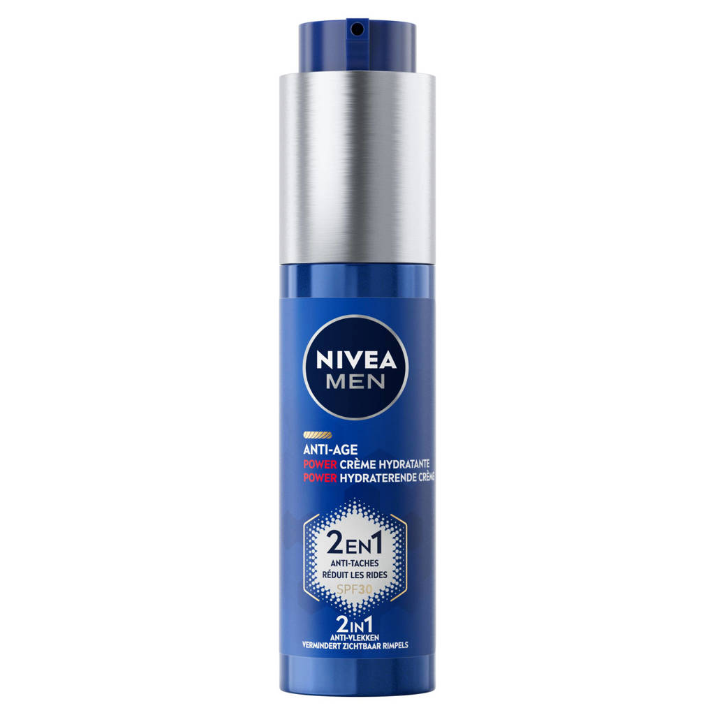 Fijne dagcreme met lekkere geur!MEN Luminous Anti-Age Anti-Spot dagcreme - SPF 30 - 50 ml