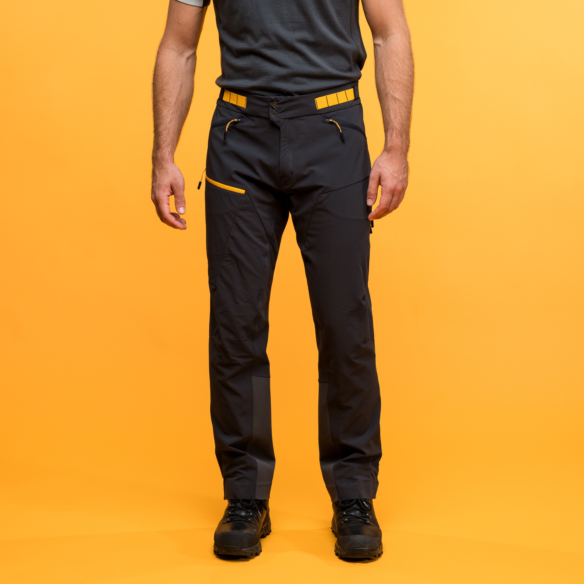 Y MountainLine Wooltech Softshell Pants Herre Dark Shadow Grey