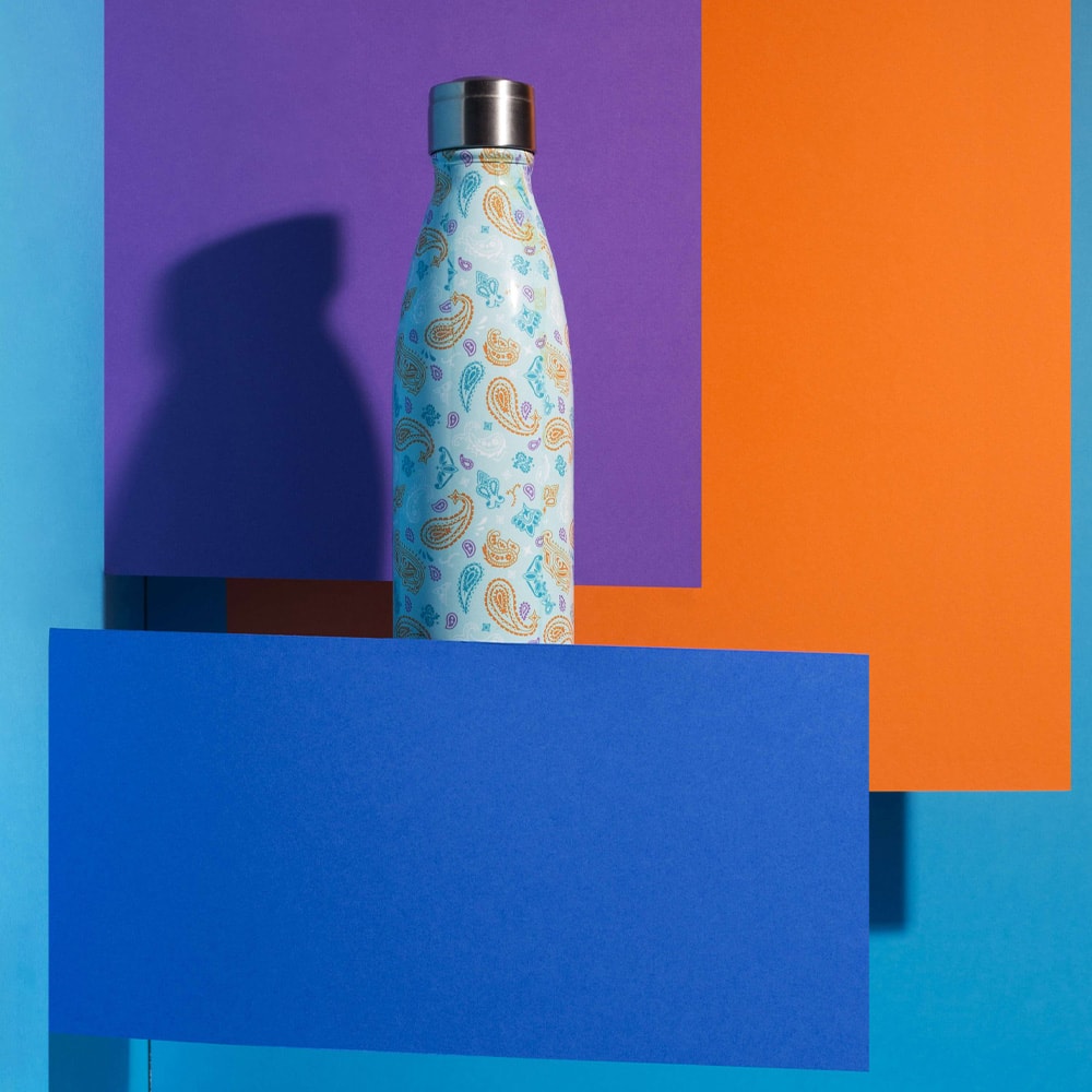 Bouteille Isotherme - Cashmere bleue - 500 ml