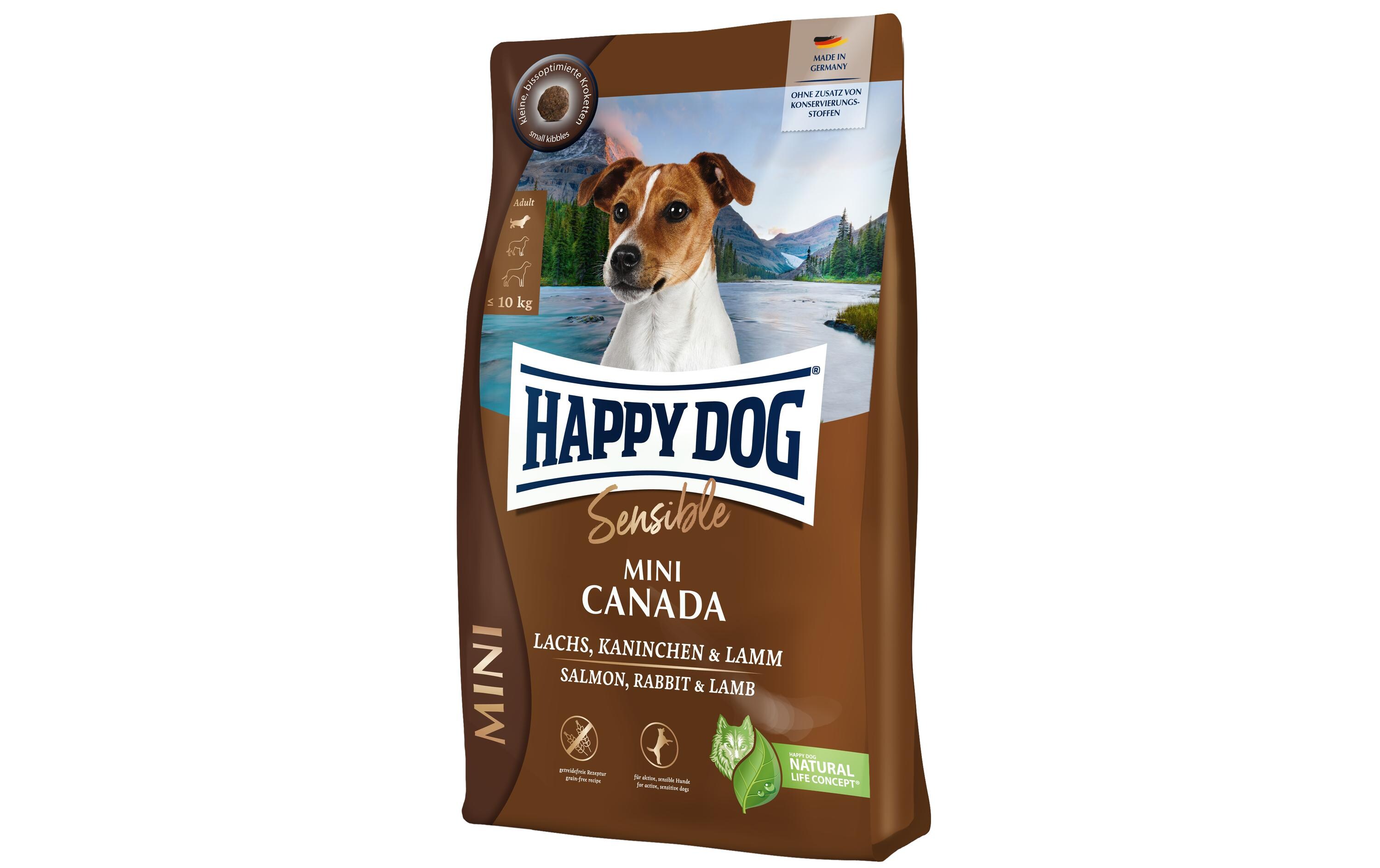 Trockenfutter Sensible Mini Canada, 4 kgAlleinfuttermittel für ausgewachsene Hunde bis 10 kg
