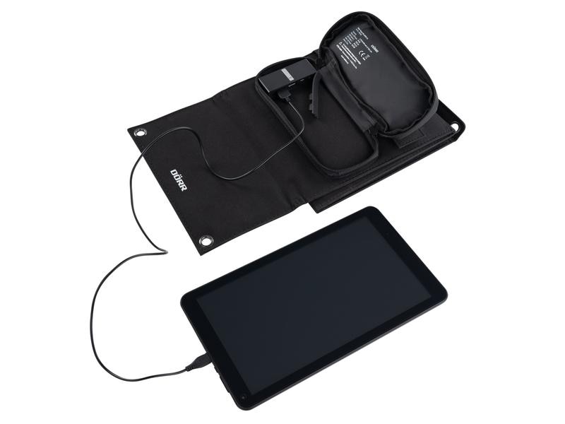 Dörr Kamera Solarpanel PB-10000 mAh 21W XL mit Powerbank Besonders leistungsstarke Energiequelle optimal für den autarken Einsatz
