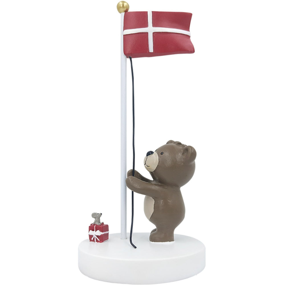 Køb Kids by Friis Bordflag, Bamse Med Mus Og Gave