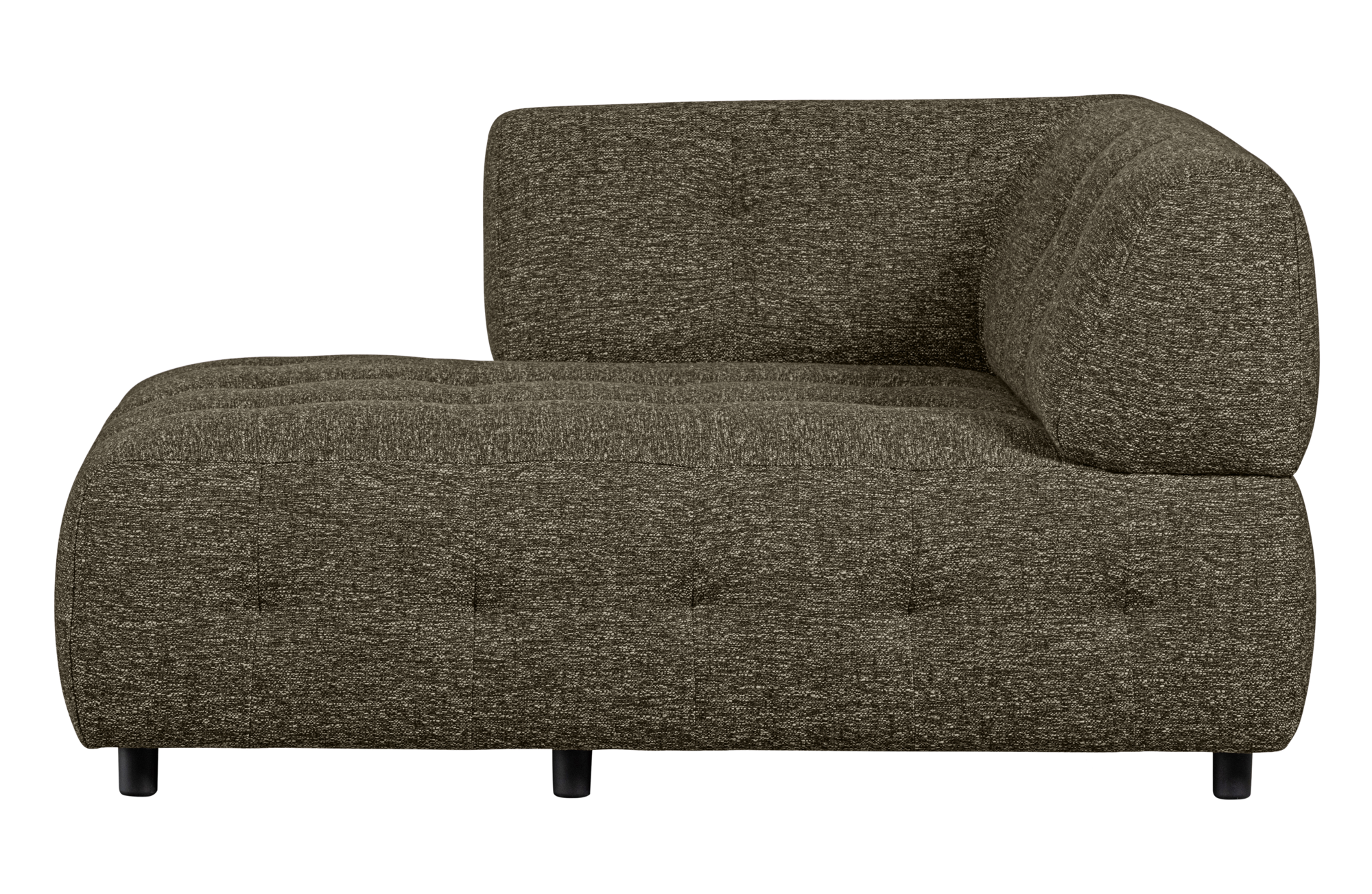 WOOOD 1,5-zits chaise longue met arm links Louis- Melange Louis 1,5-zits chaise longue met arm links Melange - Sage Leaf