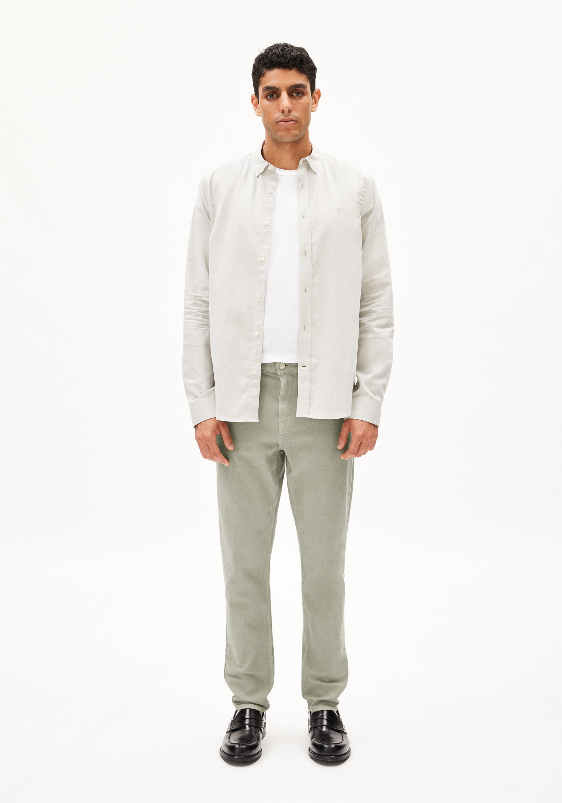 Armedangels Herren-Jeans Aarjo Tarpa Seagreen