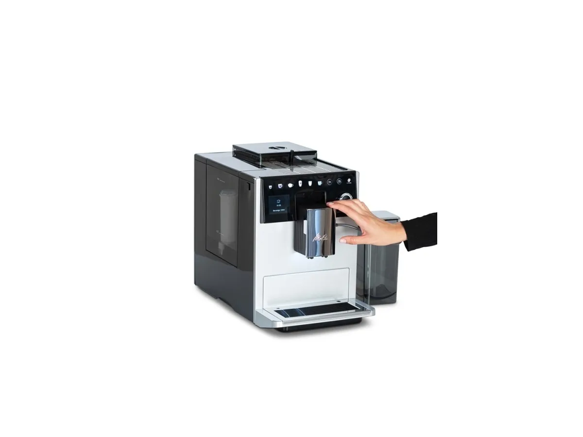 Melitta F63/0-201, Espressomaskine, 1,8 L, Kaffebønner, Indbygget kværn, 1400 W, Sølv