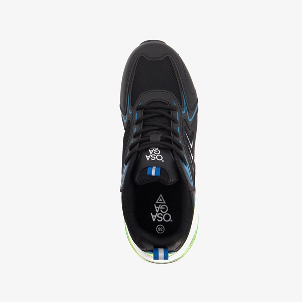 Osaga Rex kinder sportschoenen zwart/groen