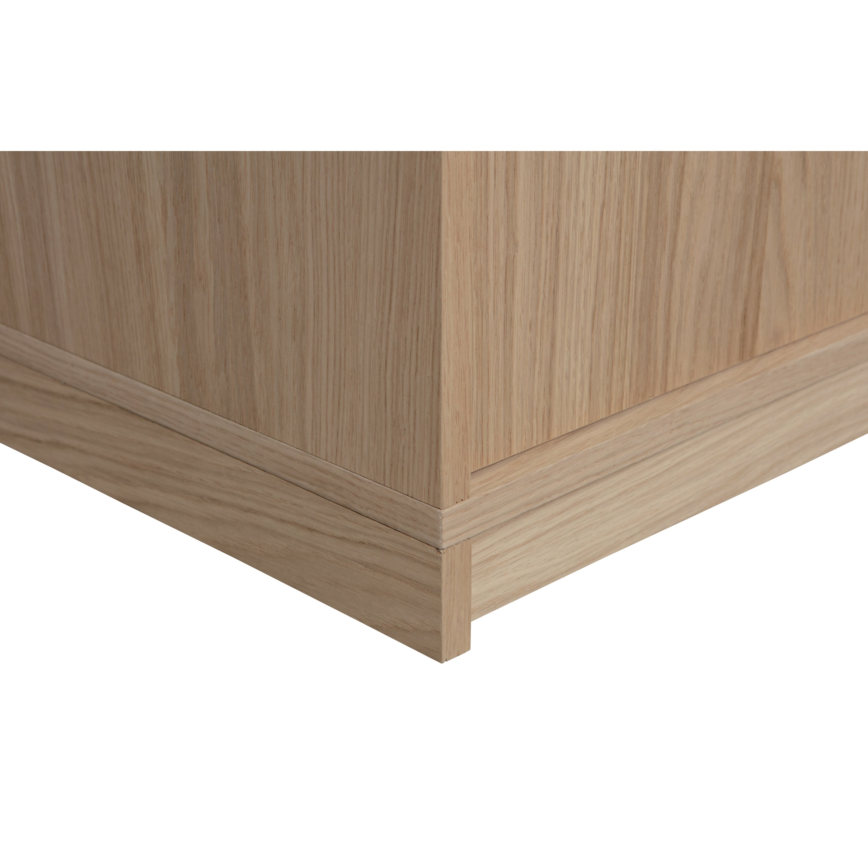 vtwonen Modulair Onderkast Eikenhout Fineer - Dubbel - B 110 cm