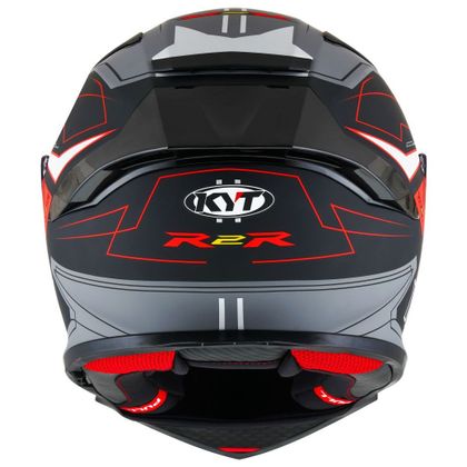 Casque KYT R2R LED - Noir / Gris