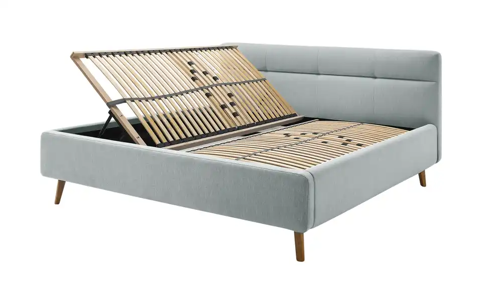 Polsterbett Lotte 180 cm Eisblau