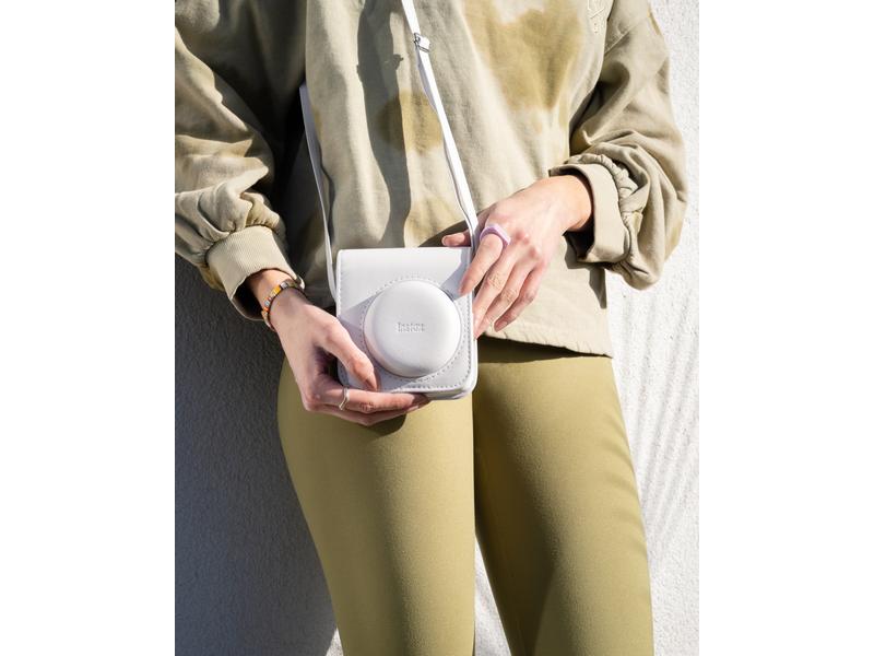 Fujifilm Kameratasche Instax Mini 12 Weiss Kompakte Tasche für Instax Mini 12