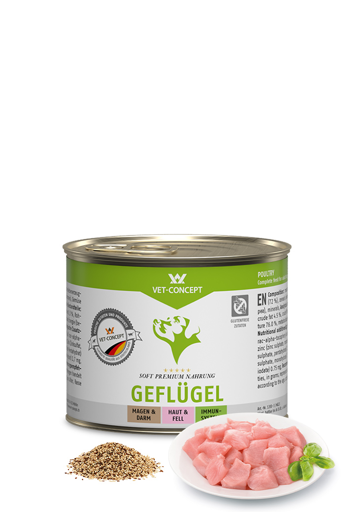Hundemenü Geflügel