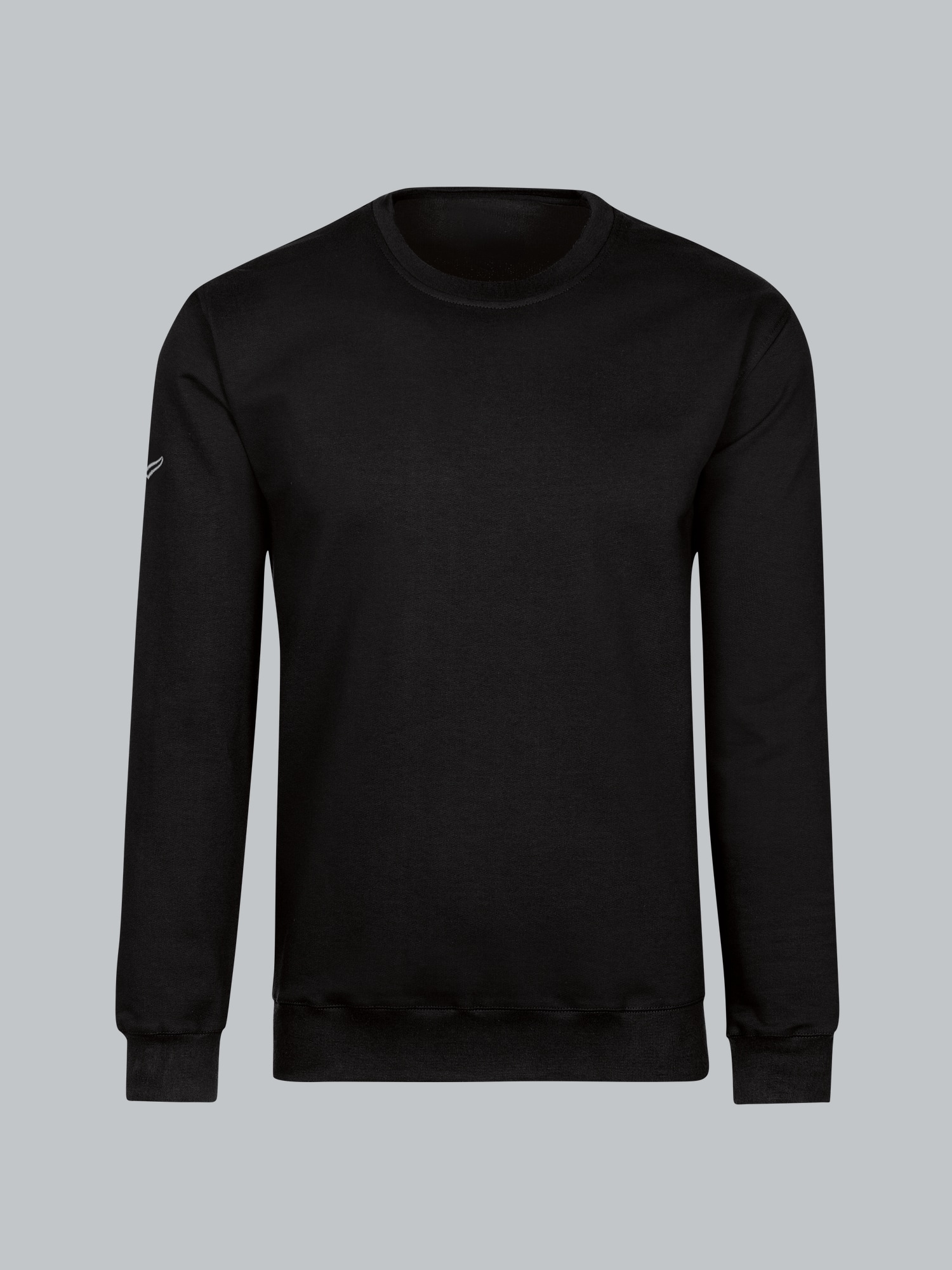 Sweatshirt aus Biobaumwolle Schwarz