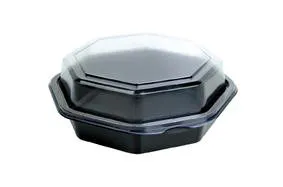 Duni - Madopbevaringsbeholder - 400 ml - engangs - sort (pakke med 405)