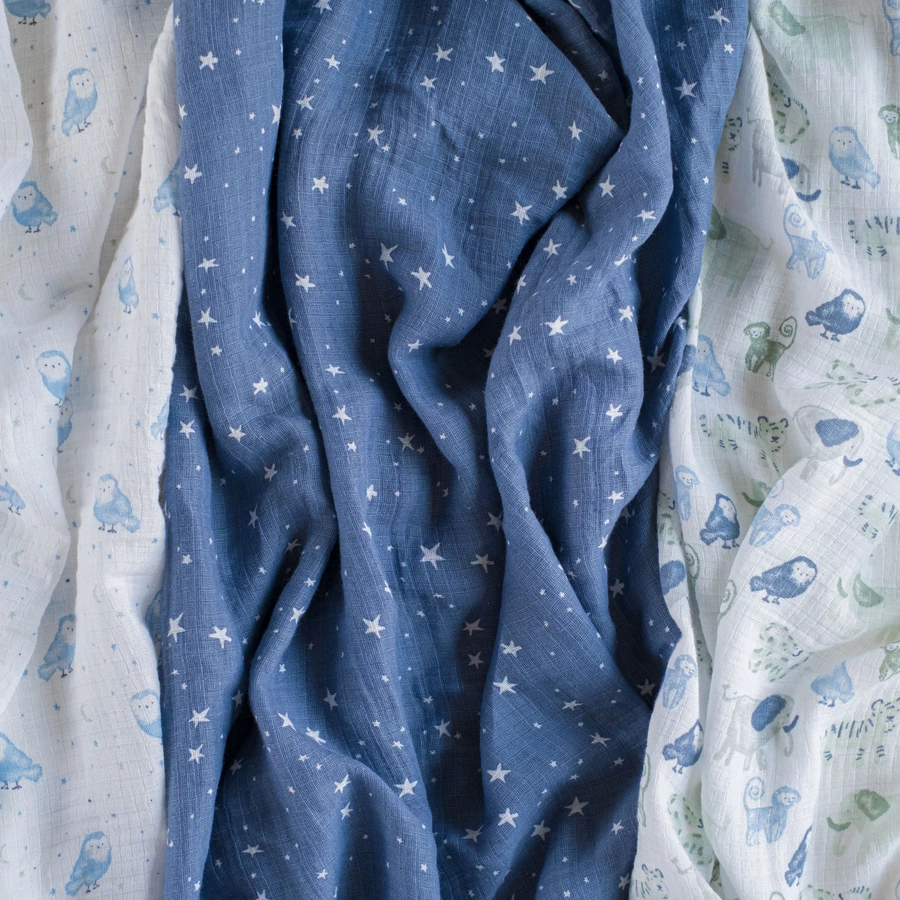 aden + anais™ essentials Baumwoll-Musselin-Pucktuch 4er Pack Time To Dream