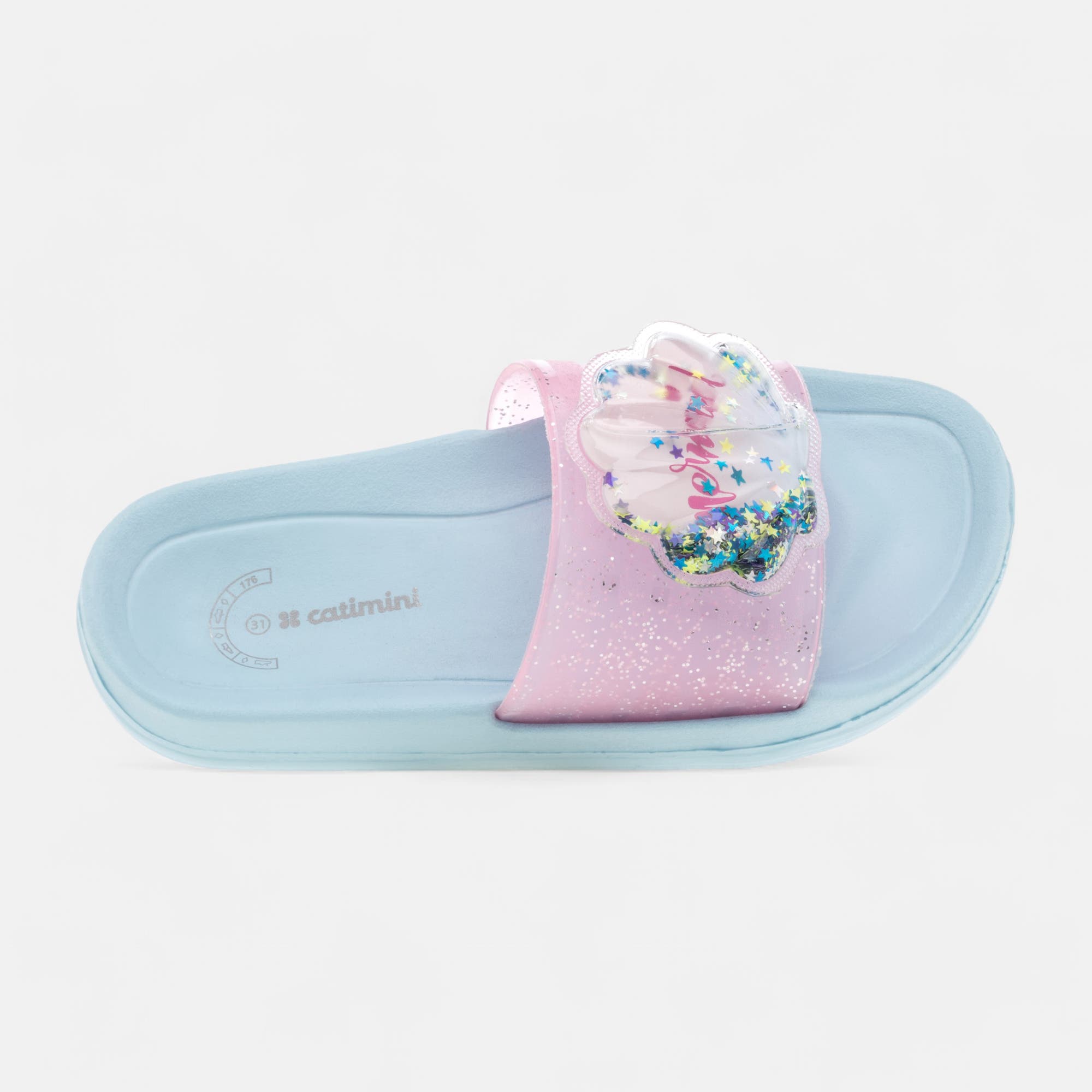 Claquettes de plage Fille bleu