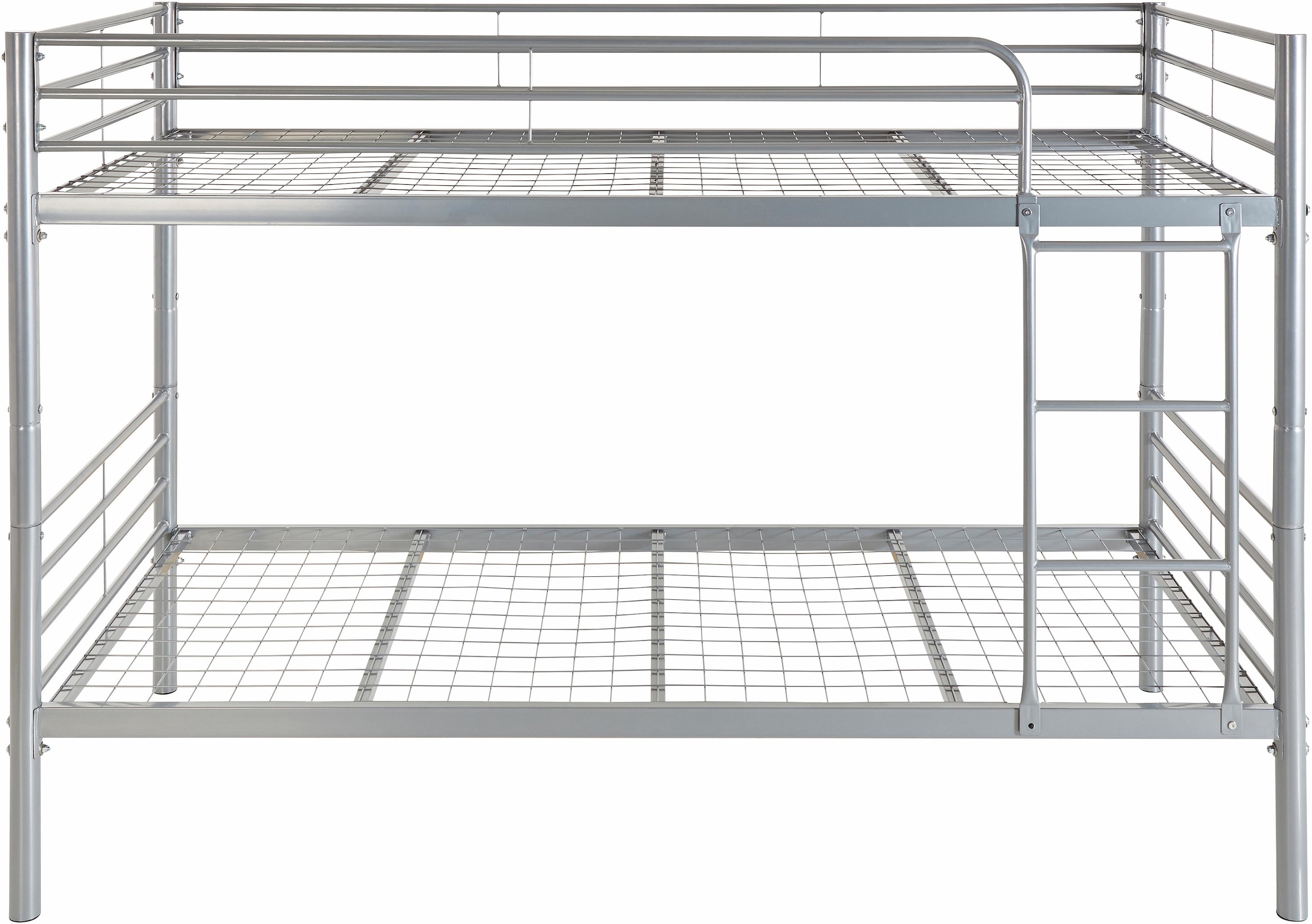 ATLANTIC home collection Etagenbett »Alex« inkl. Lattenrost, Absturzsicherung und Leiter aus Metall