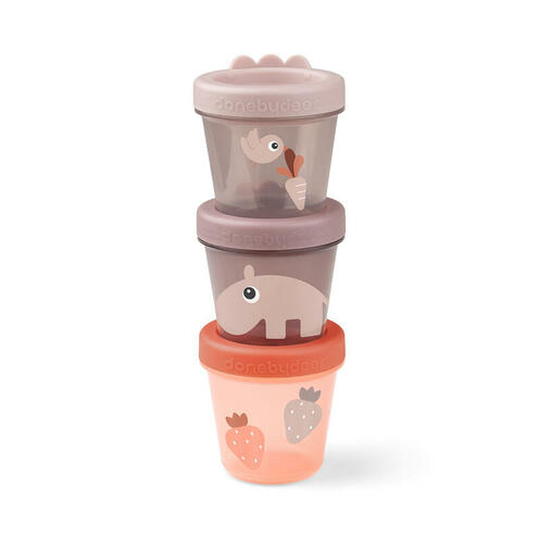 Lot de 3 Pots de Conservation Ozzo Rose - DONE BY DEER