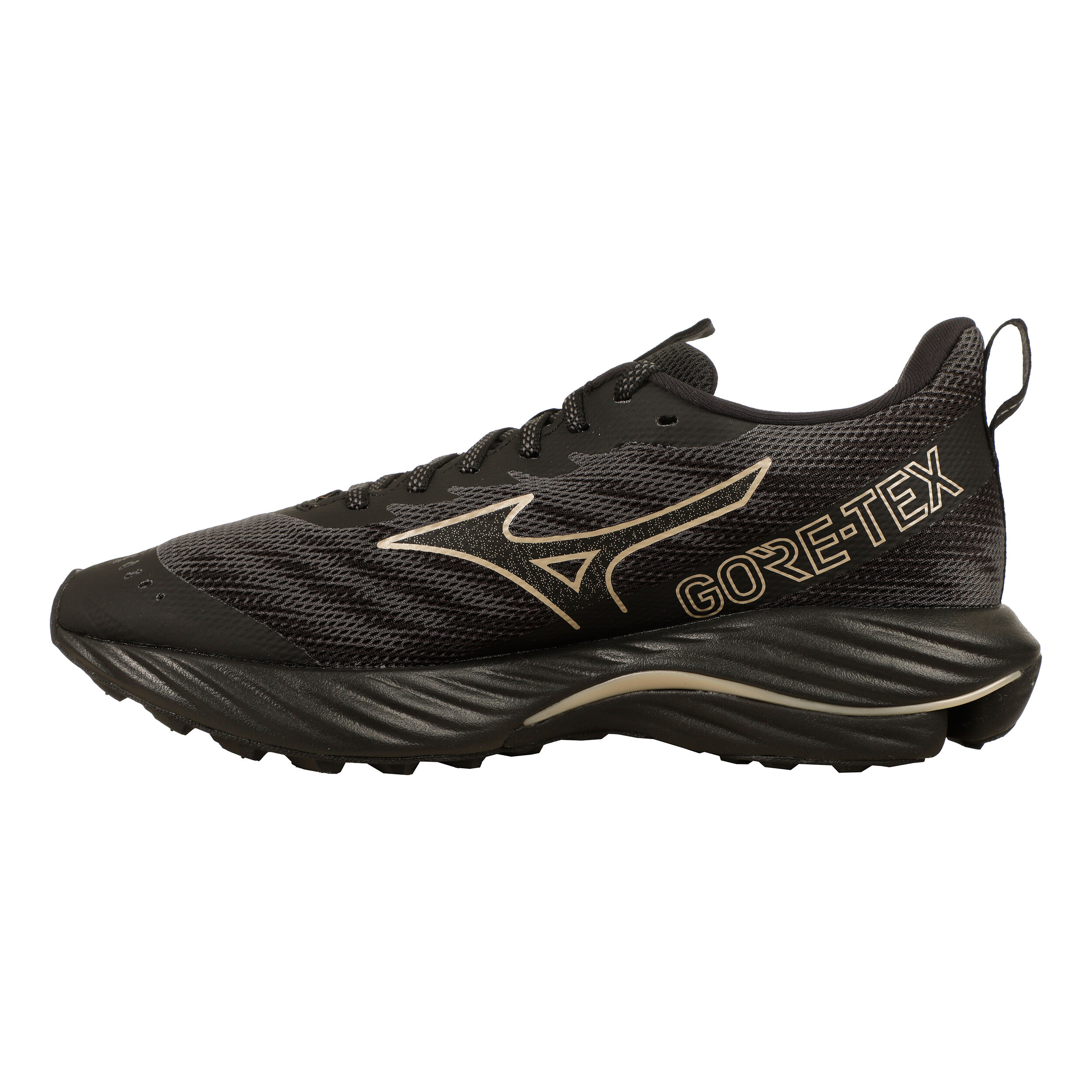 Mizuno Wave Rider GTX 2 Chaussure Trail Femmes - Noir , Or