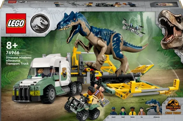LEGO Jurassic World 76966 Dinosaurmissioner: Allosaurus-transportvogn